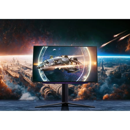 LG - UltraGear 27" OLED QHD 240Hz 0.03ms FreeSync and NVIDIA G-SYNC Compatible Gaming Monitor with HDR10 - Black