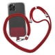 thumbnail image 4 of Correa de cordón universal para teléfono celular (tela curada roja de China + cuerda suave roja) Ehuebsd  Para estrenar, 4 of 9