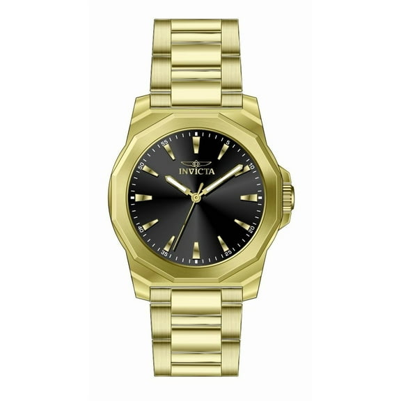 Invicta Men's 46839 Speedway Quartz 3 Hand Black Dial Watch