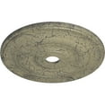 thumbnail image 3 of Ekena Millwork 26 1/2"OD x 3 5/8"ID x 1 1/2"P Jefferson Ceiling Medallion (Fits Canopies up to 5"), Hand-Painted Castle Stone Crackle, 3 of 6