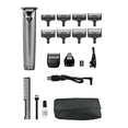 thumbnail image 1 of Wahl Lithium-Ion Stainless Steel Trimmer – All-in-One Waterproof Grooming Kit with T-Blade, Dual Shaver, LED, 3.5 Hr Runtime & Guide Comb - Model 3114, 1 of 8