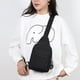 thumbnail image 4 of Strap Bag Crossbody Backpack With Headphone Hole Strap Backpack Hiking Backpack Multipurpose Crossbody Chest Bag, 4 of 6