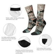 thumbnail image 6 of My Hero Academia Himiko Toga Cute Adult Socks Breathable Cozy Soft Crew Socks Novelty Casual Calf Stockings For Men Women, 6 of 8