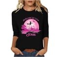 thumbnail image 2 of Vetsdori Tops for Women 3/4 Sleeve Tunic Pullover Plus Size Holiday Dressy,Summer Crew Neck Juniors T-Shirts Fashion, 2 of 4