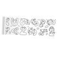 thumbnail image 3 of Hojas para colorear de pared de 300 cm, póster para colorear mantel para colorear, papel de relleno de Color, rollo de papel de dibujo para lápices de estilo D Macarena  Rollo de papel para colorear, 3 of 8