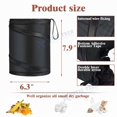 thumbnail image 3 of 1 Pack Car Portable Garbage Bin Collapsible Rubbish Bucket Traveling Accessories, 3 of 6