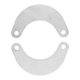 thumbnail image 2 of piezas de enlaces de descenso de suspensión trasera de 30 mm, cojín de varillaje de acero inoxidable, palanca de caída de altura del asiento de conexión para R15 V3 2018-2020, 2 of 5