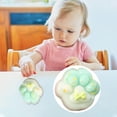 thumbnail image 2 of Jumbo Cat Paw Squishy Toy with Ultra-Soft Slow Rising Silicone Feel and Bow Design, Light Green, for Kids and Toddlers, Sensory Relaxation Squeeze Toy, 2 of 4