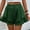 Army Green, variant on High Waist Womens Shorts Layered Ruffle Bloomer Shorts Green Y2k Elastic Women Shorts L