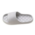 thumbnail image 2 of Shower Shoes for Women Men Comfort Anti-Slip Quick Drying Bath Slippers Open Toe Cloud Slides, 2 of 5