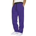 thumbnail image 6 of Men's Jogger Sweatpants, Men's Fashion Drawstring Elastic Waist Solid Color Casual Sweat Length Pants, Size S-3XL, 6 of 6