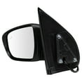 thumbnail image 2 of TRQ Left Driver Side Power Mirror without Heat with Blind Spot Indicator Smooth Black Fits 2022 2023 Nissan Frontier NI1320338, 2 of 5