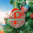 thumbnail image 3 of Adornos Navideños con Monograma Acrílico de 26 Letras y Gorro de Papá Noel | Adornos Navideños 2D para Manualidades | Adornos con Letras Colgantes para Decorar El Hogar, La Chimenea, La Puerta y La V, 3 of 5