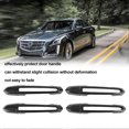 thumbnail image 5 of 8pcs Carbon Fibre Style Outer Exterior Outside Door Handle Covers Replacement for Cadillac XT4 5 6 CT4 6 ATS XTS 2013?2020, 5 of 5
