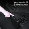 thumbnail image 2 of Front Door Trash Can for Tesla Model Y Juniper 2025, Rear Central Control Garbage Bin Waterproof Storage Box Car Accessories, 2 of 8