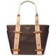 thumbnail image 1 of Bolsa MK Maeve LG Open Tote MOD 30T2G5VT3B Brown Acorn Michael Kors 30T2G5VT3B, 1 of 2
