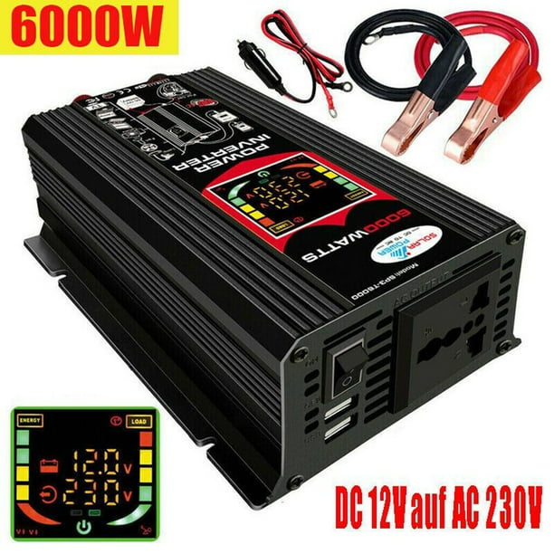 6000W Voltage Converter Inverter 12V To 230V Converter Inverter