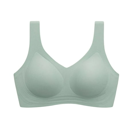 

Spdoo Women s Traceless Bra Jelly Bra Sports Bra Green M