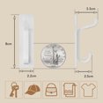 thumbnail image 2 of Ganchos antideslizantes y antiarañazos, construcción de acero inoxidable que ofrece una durabilidad superior y protección a prueba de óxido, ideal para áreas húmedas como baños y cocinas, 2 of 6