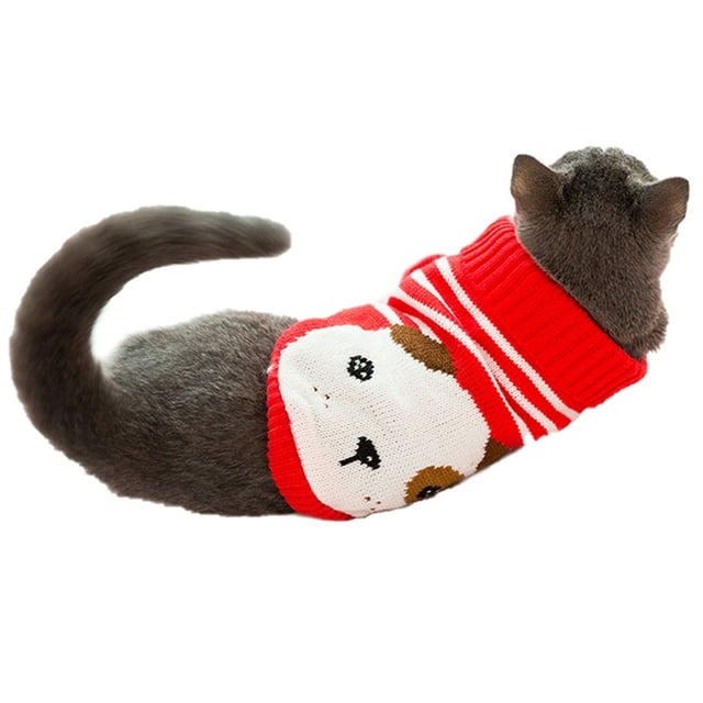 Chandail pour Chat Mode Vêtement Chaud pour Animaux Vêtements pour Chat Costume pour Chatons
