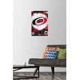 thumbnail image 2 of NHL Carolina Hurricanes - Maximalist Logo 23 Wall Poster with Push Pins, 14.725" x 22.375", 2 of 4