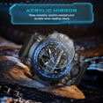 thumbnail image 3 of Men’s Digital Analog Watches Military Outdoor Multifunctional Sport Wristwatch with TPU Watch Strap Waterproof Wristwatch Gift for Man, 3 of 9