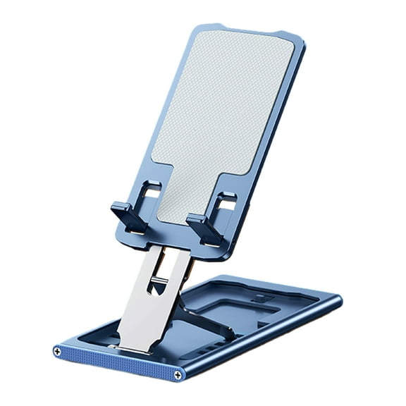 Portable, foldable, lift-up tablet stand can be used for study, office, etc. - blue