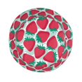 Cute Strawberry And Green Leaves Pattern Unisex Bucket Hat Sun Cap