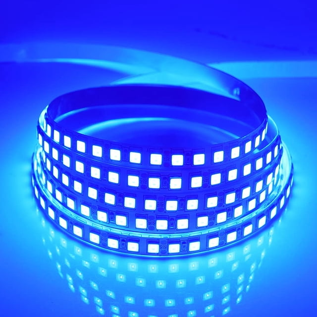 Tira de luces LED SUYOOULIN 16,4 pies 600 unidades SMD 5054 azul
