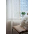 thumbnail image 4 of Crochet Curtain Lace Sheer Curtains with Tassels Boho Window Curtains for Living Room Bedroom, 4 of 5