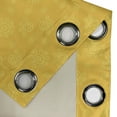 thumbnail image 3 of Ambesonne Summer Grommet Curtain Single Panel, Sun Solar Sketchy, 50"x60", Yellow, 3 of 5