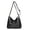 Black, variant on Woman Shoulder Bag Artificial Soft Leather Handbag Large Capacity Washable Lady Crossbady Bags for Travel Work Shopping