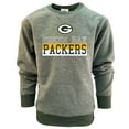 thumbnail image 2 of Youth Wes & Willy  Green Green Bay Packers Reversible Fleece Pullover Sweatshirt, 2 of 3