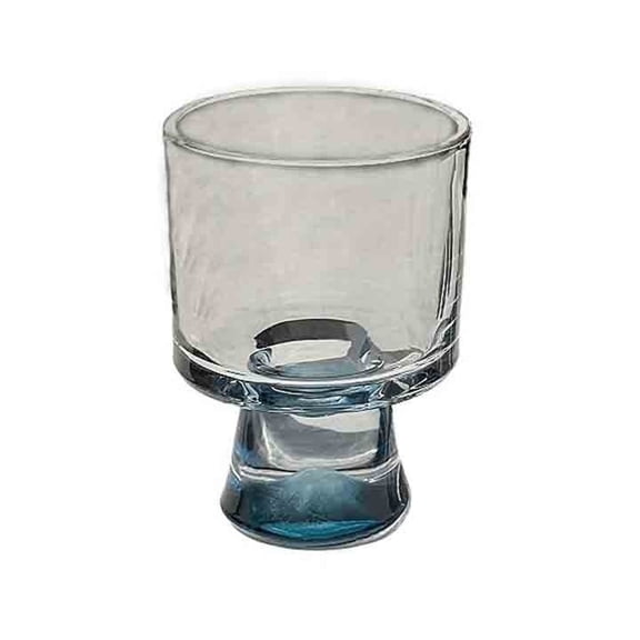 8 Oz Clear Glass Footed Dessert Cups, Mountains Stem Dessert Bowls for Ice Cream Trifle Pudding Juice Cocktail