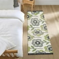thumbnail image 3 of Yayeee Runner Rug for Bedroom 2'x6' Machine Washable Hallway Non Slip Mat, Retro Flower, 3 of 8