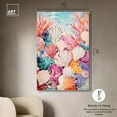thumbnail image 5 of Oceanic Shells I Canvas Modern Color Abstract by Art Remedy, Gallery Wrapped, 36" x 54", 5 of 7