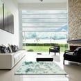 thumbnail image 6 of Ahgly Company Indoor Square Abstract Dark Sea Green Abstract Area Rugs, 4' Square, 6 of 6