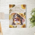 thumbnail image 2 of Happy Women's Day Bernese Mountain Dog Sunflower Vintage Proud Mom Vertical Matte Canvas Poster Berner Lover Gifts Wall Art Home Decor - 02030, 2 of 5