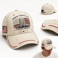 thumbnail image 7 of Unisex 9/11 Never Forget Hat 911 Memorial 25th Anniversary Cap Retro Patriotic American Flag Hats for Men Women, 7 of 7