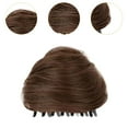 thumbnail image 6 of FVDPWYE Space Bun Hair Clip Fashion Easy to Wear Thick Headdress for Proms Parties Women Light Brown, 6 of 9