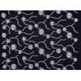 thumbnail image 2 of Zelouf Vigo Emb Scuba  , Sewing, DIY, Crafts Fabric by the Yard, Black/silver, 3 Yard, 2 of 2