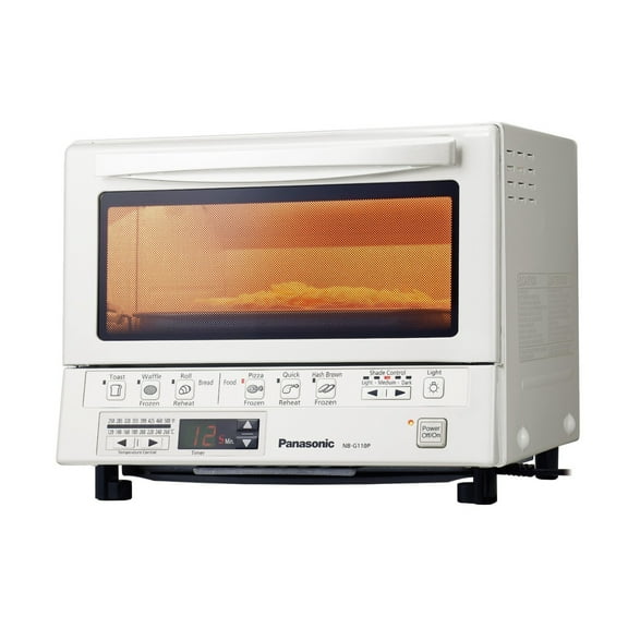 Panasonic FlashXpress Toaster Oven with Double Infrared Heating (White)