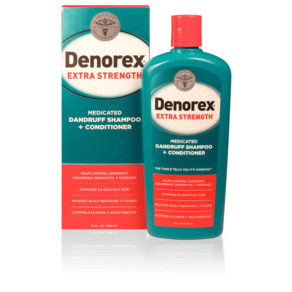 Denorex Extra Strength Medicated Dandruff Shampoo and Conditioner, 10