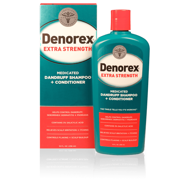 Denorex Extra Strength Medicated Dandruff Shampoo and Conditioner, 10