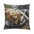 thumbnail image 2 of Ahgly Company Foods Toast Indoor Throw Pillow, 18 inch by 18 inch, 2 of 6