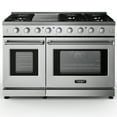 thumbnail image 1 of Costway 48 Inches Natural Gas Range Freestanding with 7 Burners Cooktop & Double Ovens, 1 of 9