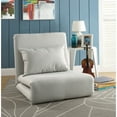 thumbnail image 1 of Loungie Chaise de Sol Convertible Relaxie en Lin à 5 Positions Réglables, 1 of 9
