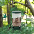 thumbnail image 4 of Contenedor Giratorio Colgante para Pájaros de Jardín, Herramienta de Alimentación para Pájaros, Jaula para Pájaros de Hierro Forjado, Comedero para Pájaros Al Aire Libre, 4 of 5