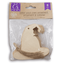 Wooden Halloween Ornaments Cutout - DIY Blank Unfinished Wood Witch Hat Shaped for Crafts Hanging Decoration Christmas Holiday Birthday Home Party Decor 8pcs with Twine Hanger