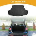 thumbnail image 2 of Unique Bargains Cargo Liner Rear Trunk Mat Rear Trunk Cargo Luggage Boot Tray Mat for Toyota Camry 5 Seat 2018-2025 TPE Black Anti-Slip Diamond Pattern, 2 of 7
